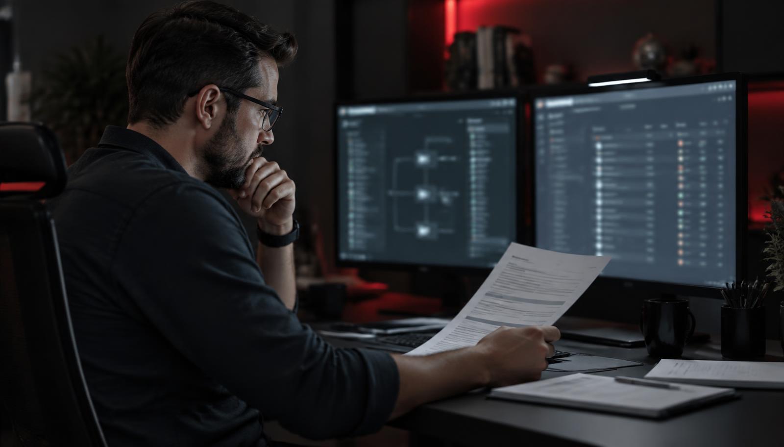 Security engineer comparing a written compliance policy against live cloud access controls